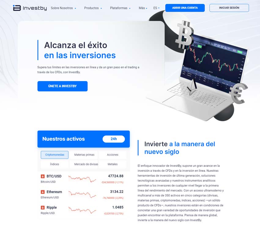 Página web de InvestBy